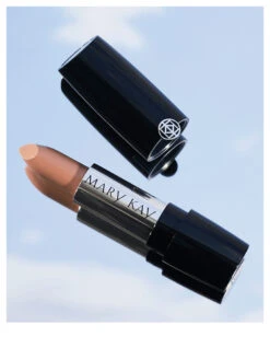 Mary Kay® Gel Semi-Matte Lipstick -GlowUp Cosmetics PIM J2003179 UNL GB 627 QSM 07 22 GSM SHADE EXT SUBDUED NUDE