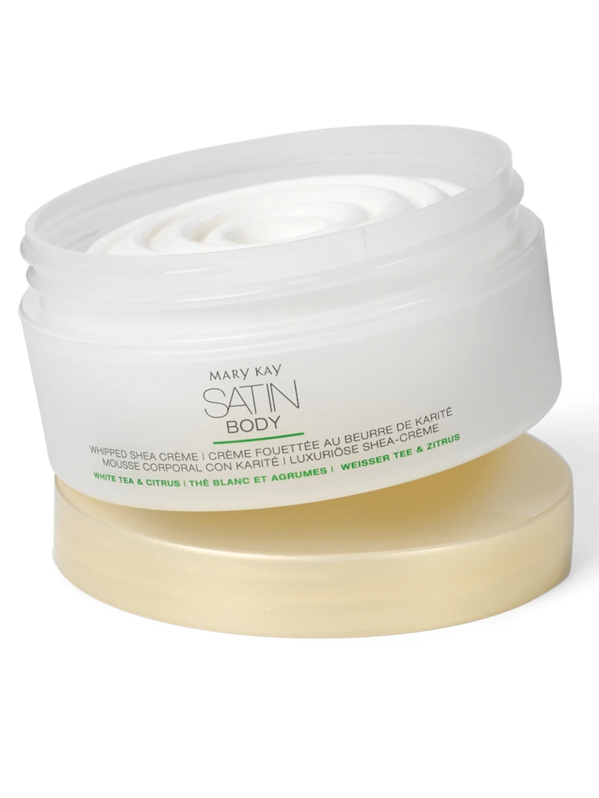 White Tea & Citrus Satin Body® Whipped Shea Crème 3 White Tea & Citrus Satin Body® Whipped Shea Crème