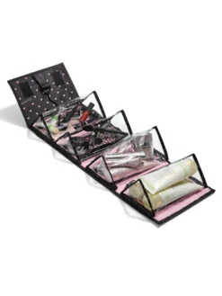 Mary Kay® Travel Roll-Up Bag, (unfilled) -GlowUp Cosmetics mary kay travel rollup bag flat