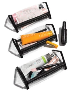 Mary Kay® Travel Roll-Up Bag, (unfilled) -GlowUp Cosmetics mary kay travel rollup bag sections row