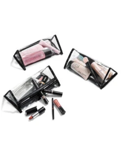 Mary Kay® Travel Roll-Up Bag, (unfilled) -GlowUp Cosmetics mary kay travel rollup bag sections spread